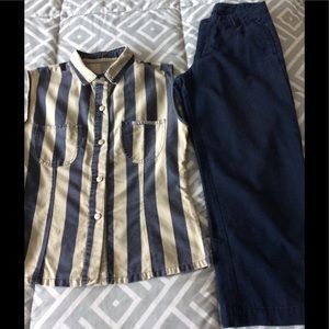 BOGO Top/vest + navy pants